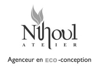 Logo Atelier Nihoul en noir & blanc sur fond blanc