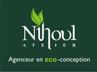 Logo Atelier Nihoul quadri sur fond vert