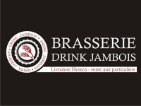 Logo Drink Jambois quadri sur fond noir